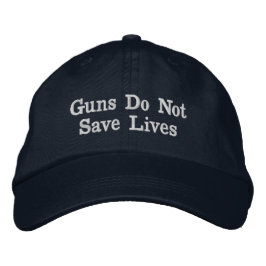 Gorra Bordada Las armas no salvan vidas