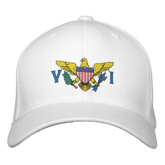 GORRA BORDADA LAS ISLAS VIRGEN DE LOS ESTADOS UNIDOS ABURRIERON 