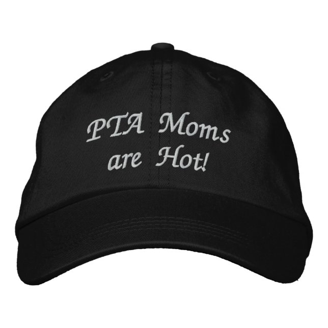 Gorra Bordada ¡Las mamás de la PTA están calientes! (Anverso)
