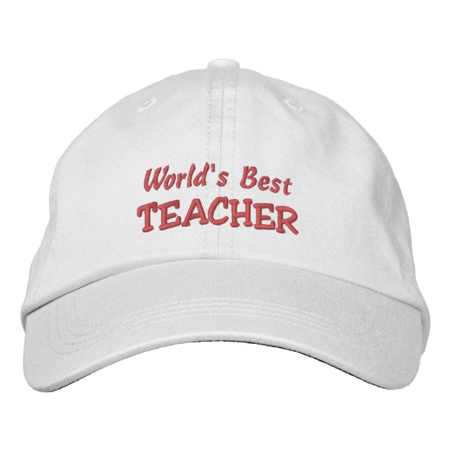 Gorra Bordada Las mejores oportunidades del mundo para los PROFE (Anverso)