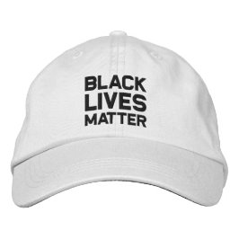 Gorra Bordada Las vidas negras importan la tipografía moderna ne