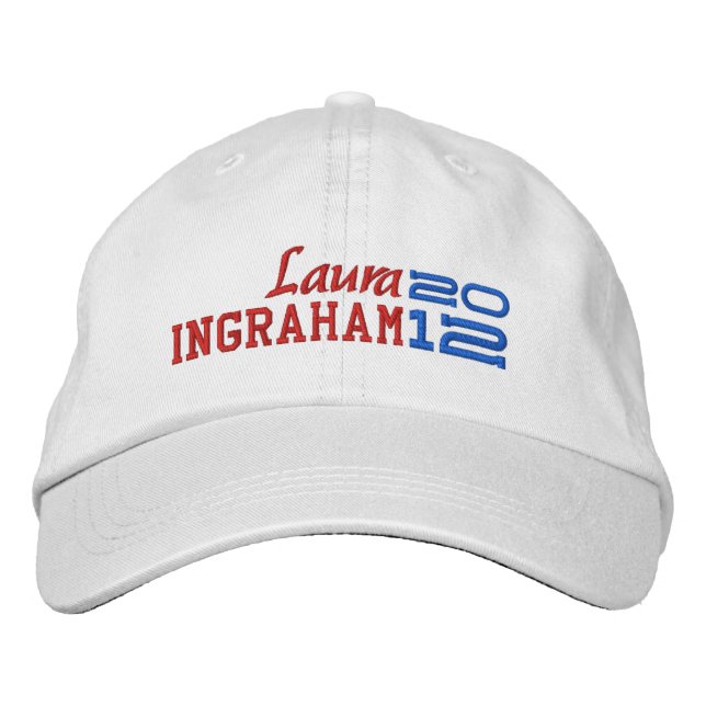 Gorra Bordada Laura Ingraham Para Presidente 2012 (Anverso)