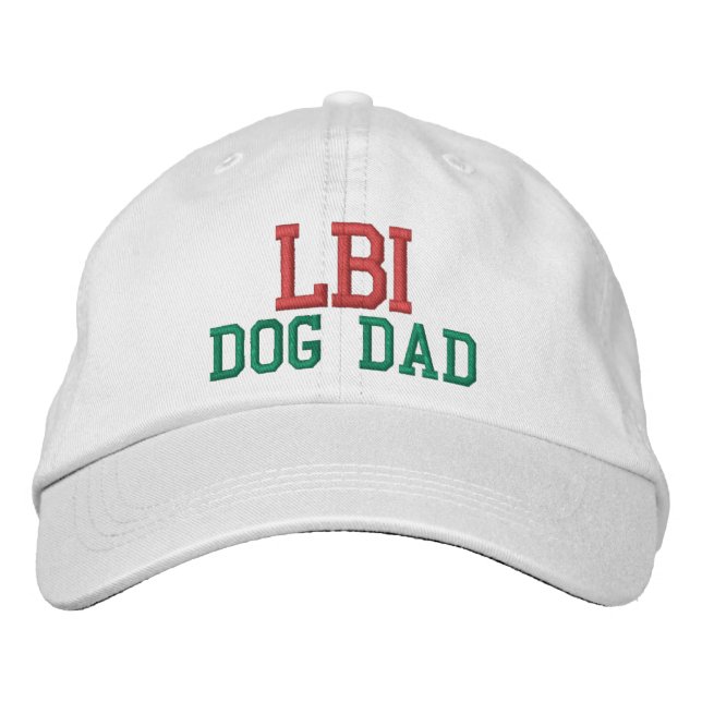 GORRA BORDADA LBI DOG DAD ABURRIÓ LA TAPA DE BÉISBOL (Anverso)