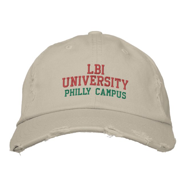 GORRA BORDADA LBI UNIVERSITY TM (Anverso)