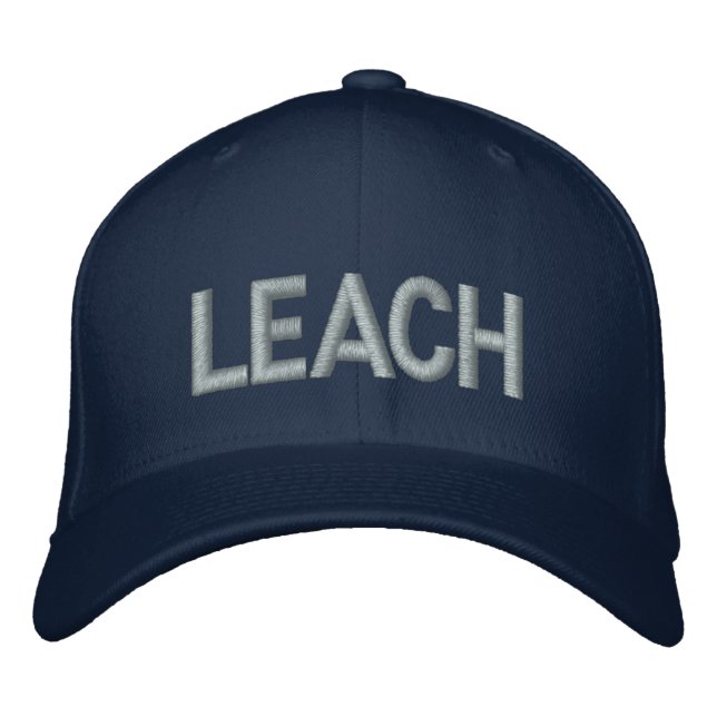 Gorra Bordada LEACH Flex Fit Embrodado (Anverso)
