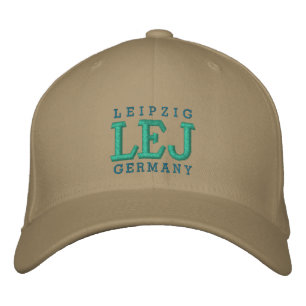 Gorra Bordada Leipzig, Alemania "LEJ"