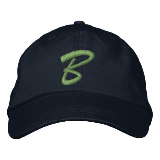 Gorra Bordada Letra benigna monograma B inicial