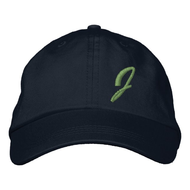 Gorra Bordada Letra benigna monograma J inicial (Anverso)