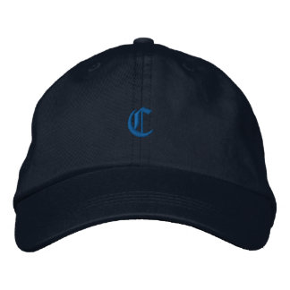 Gorra Bordada Letra de estilo antiguo C
