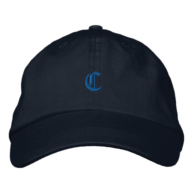 Gorra Bordada Letra de estilo antiguo C (Anverso)