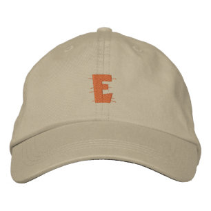 Gorra Bordada Letra E de naipe de cocina