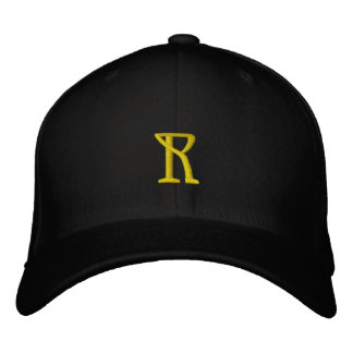 Gorra Bordada Letra Inicial R
