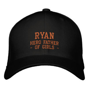 Gorra Bordada Lettering Ryan - padre héroe de chicas