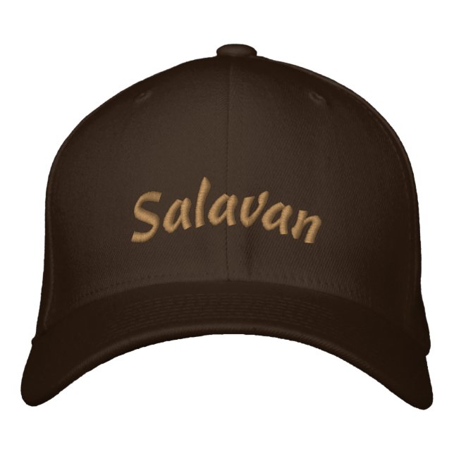 Gorra Bordada Lettering Salavan, your hometown (Anverso)