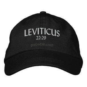 Gorra Bordada LEVITICUS gotGod316.com 22:29