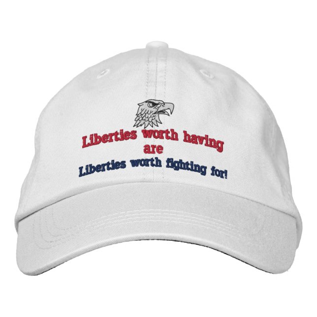 Gorra Bordada Libertades (Anverso)