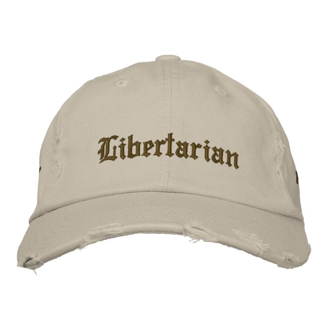 Gorra Bordada Libertario (Anverso)