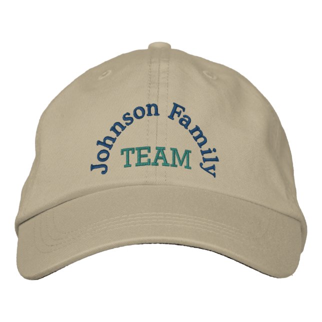 Gorra Bordada Límite de equipo profesional/personal (Anverso)