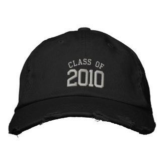 Gorra Bordada Límite de graduación de 2010 en negro