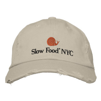 Gorra Bordada Límite de NYC de alimentos lentos