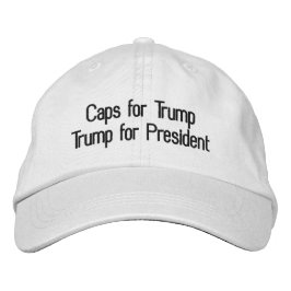 Gorra Bordada Límites para Trump