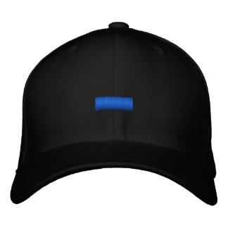 Gorra Bordada Línea Azul delgada