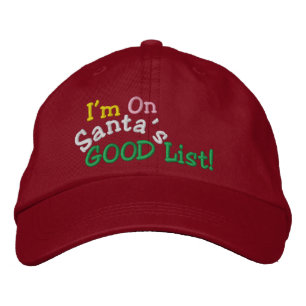 Gorra Bordada Lista BUENA de SANTA ... ; ) Límite de SRF