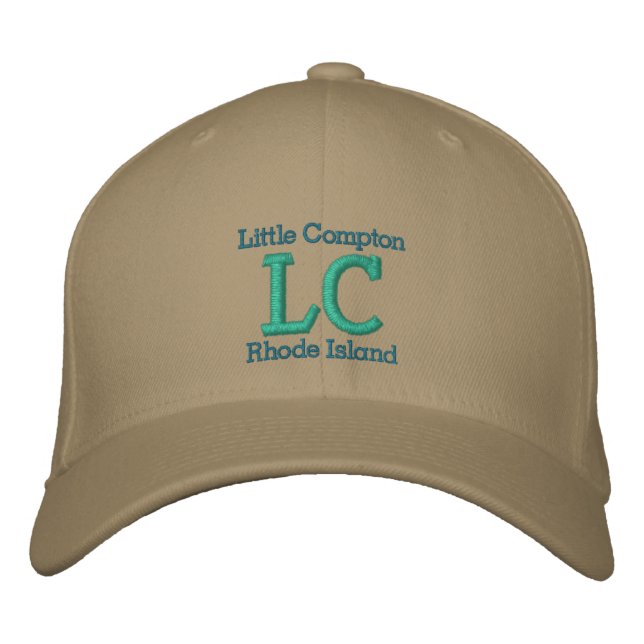 Gorra Bordada Little Compton, RI "LC" (Anverso)