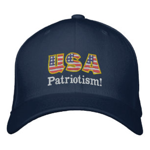 Gorra Bordada Logo del Patriotismo de EE.UU. NB1