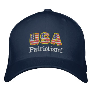 Gorra Bordada Logo del Patriotismo de EE.UU. NB1