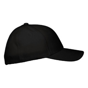 Gorra Bordada Logotipo 0,75" del texto de Zazzle
