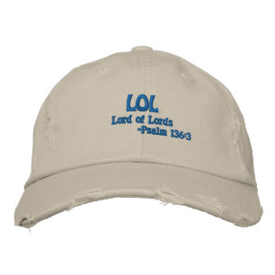 Gorra Bordada LOL SEÑOR DE SEÑORES Personalizar