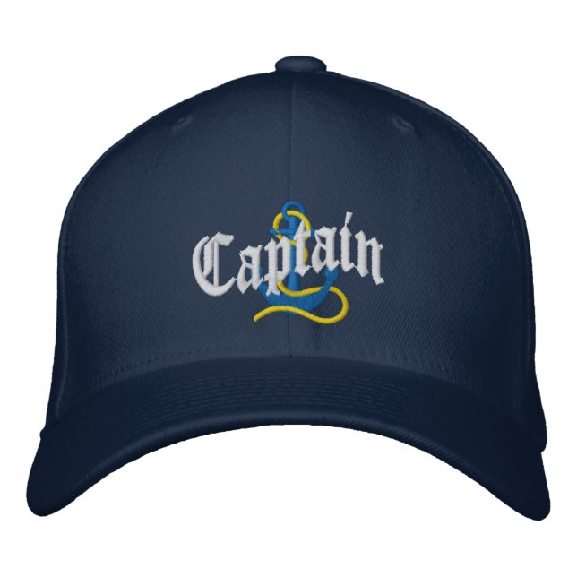 Gorra Bordada Los capitanes navegan (Anverso)