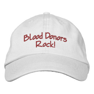Gorra Bordada ¡Los donantes de sangre rompen!