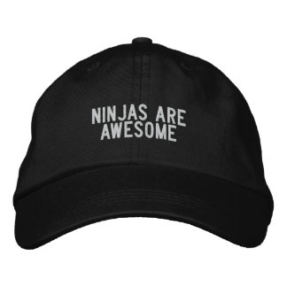 Gorra Bordada los ninjas son asombrosos