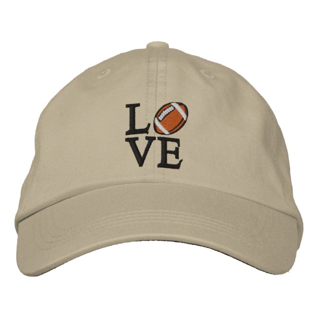 Gorra Bordada LOVE Football (Anverso)
