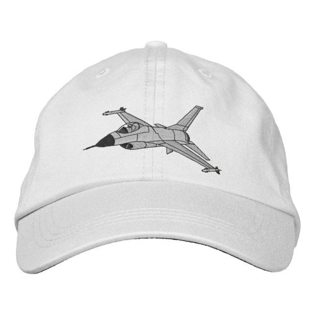 Gorra Bordada Luchador F-16 (Anverso)
