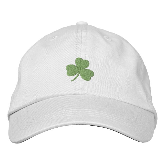Gorra Bordada Lucky Shamrock Irish Green (Anverso)