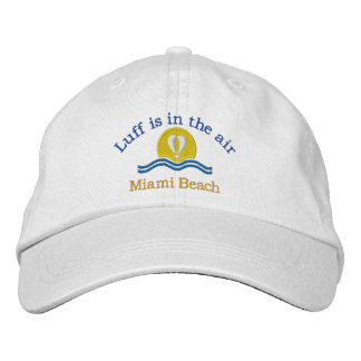 Gorra Bordada Luffers Sunset_Luff está en el aire Miami Beach