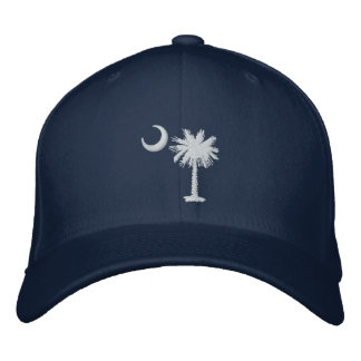 Gorra Bordada Luna Palmetto Blanca