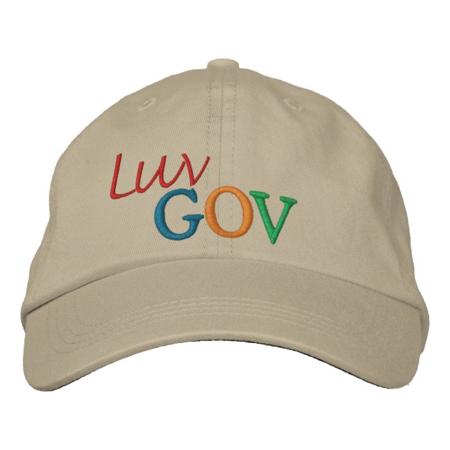 Gorra Bordada Luv Gov (Anverso)