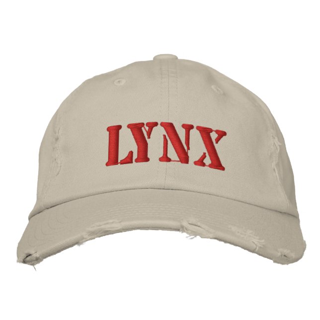 GORRA BORDADA LYNX (Anverso)