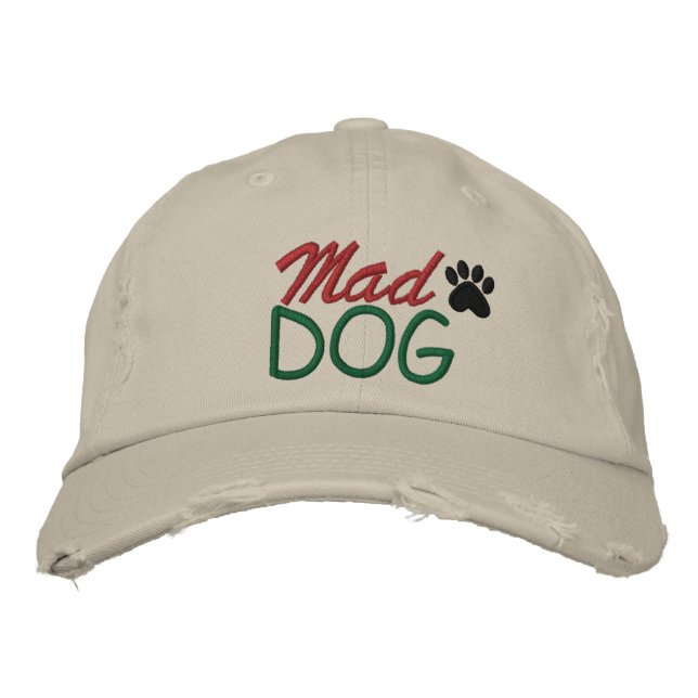 Gorra Bordada MAD DOG by SRF (Anverso)