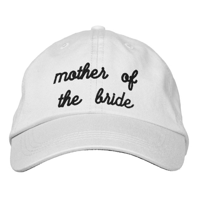 Gorra Bordada Madre de la novia (Anverso)