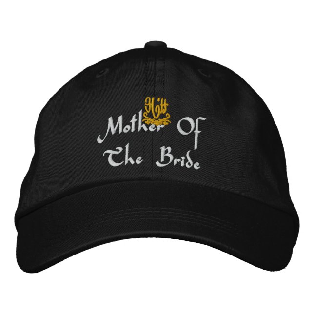 Gorra Bordada Madre De La Novia Boda I Brown (Anverso)