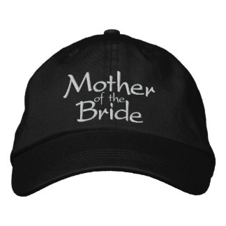 GORRA BORDADA MADRE DE LA TAPA DEL BODA DE LA NOVIA