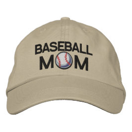 Gorra Bordada Madre del béisbol