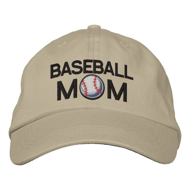 Gorra Bordada Madre del béisbol (Anverso)