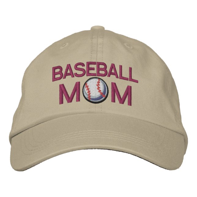 Gorra Bordada Madre del béisbol (Anverso)