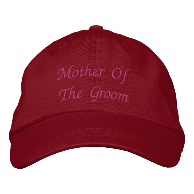 Gorra Bordada Madre Del Novio (Anverso)